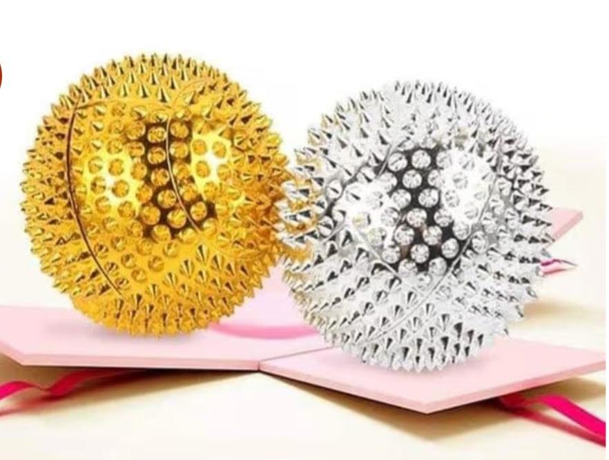 Homosolace Stress Relief Acupressure Massage Balls (pack of 2)