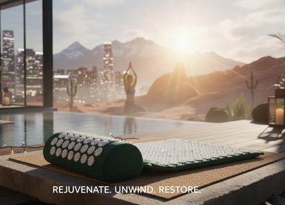 homosolace Acupressure mat Relaxation Set + Pillow + free gift