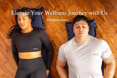 homosolace Acupressure mat Relaxation Set + Pillow + free gift