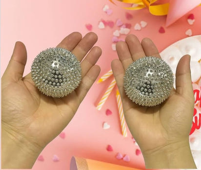 Homosolace Stress Relief Acupressure Massage Balls (pack of 2)